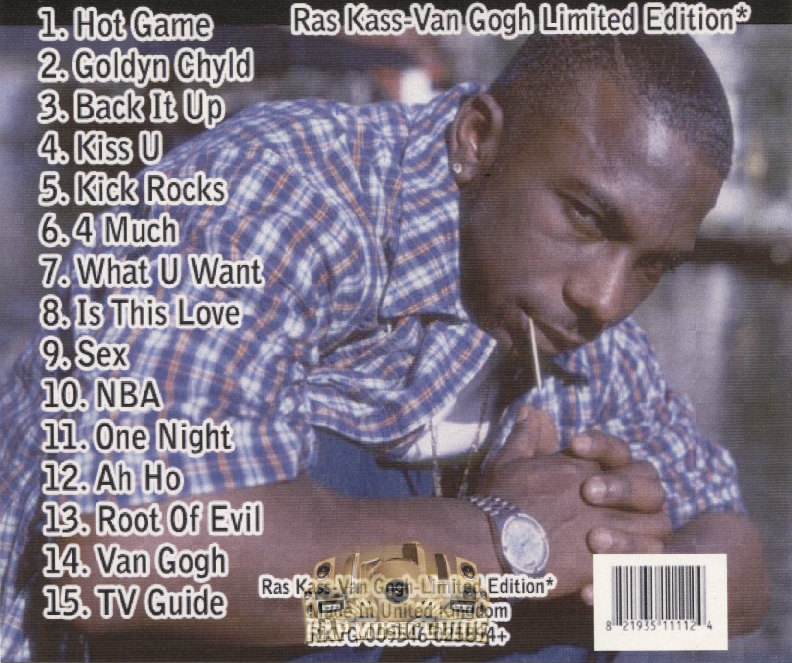Ras Kass - Van Gogh: CD-R. CD | Rap Music Guide